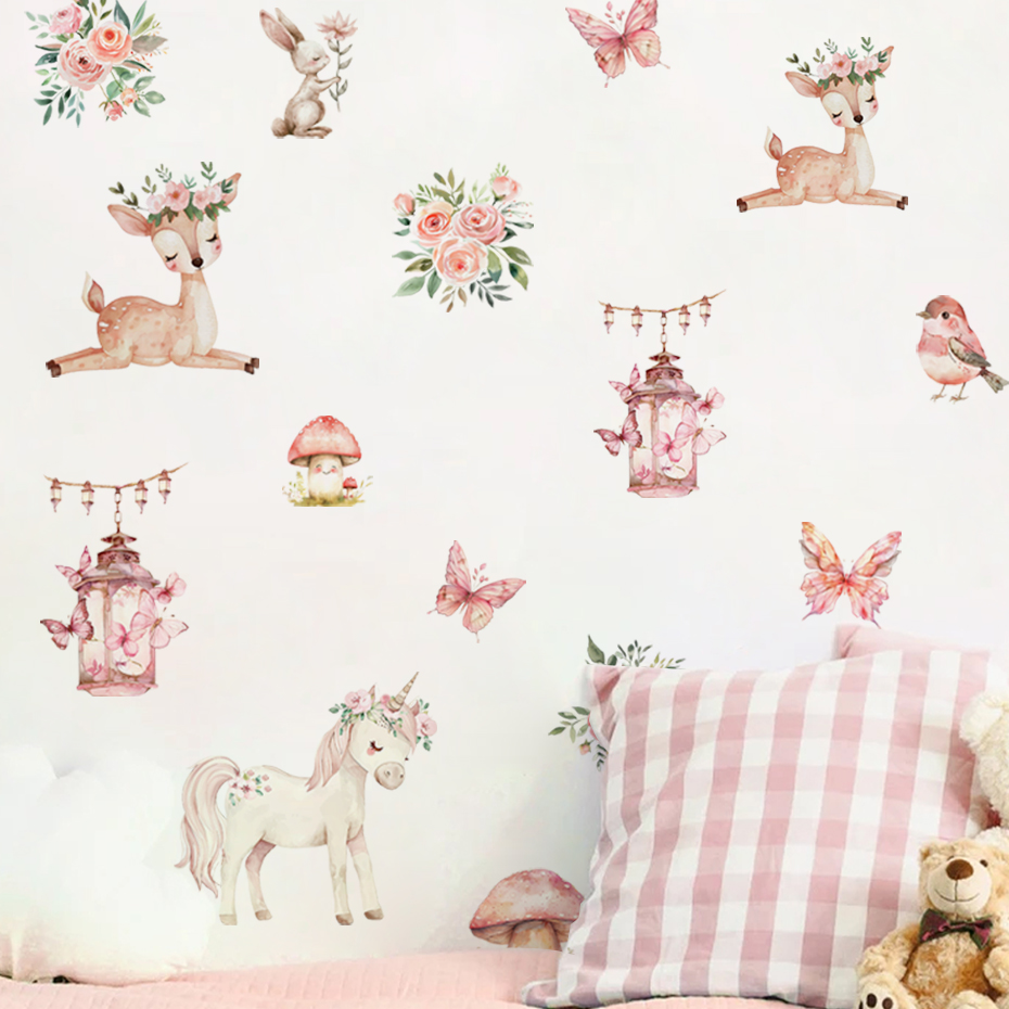 Cartoon Beautiful Deer House W - đánh giá và giá Baby Girl Nursery Quotes