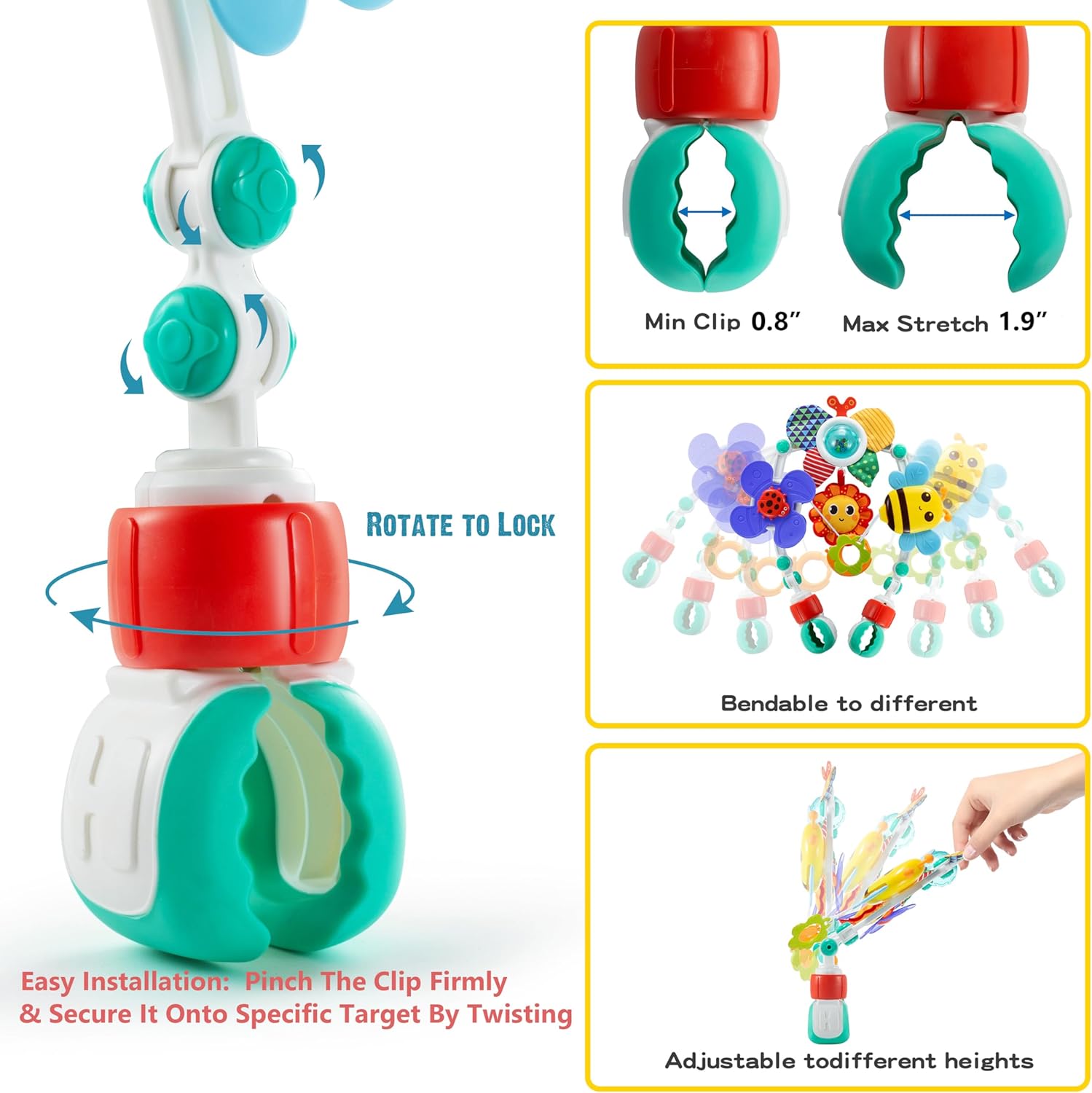 Adjustable Arch Bassinet Toys  - đánh giá và giá Baby Nursery Trolley