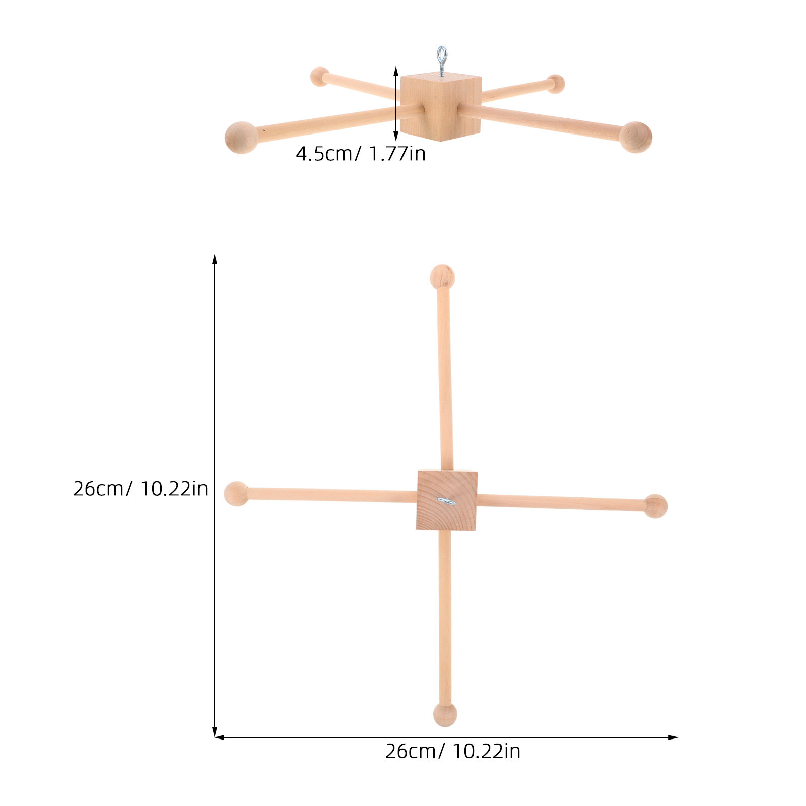1Set Baby Mobile Kit Wooden Fr - đánh giá và giá Baby Nursery Frames