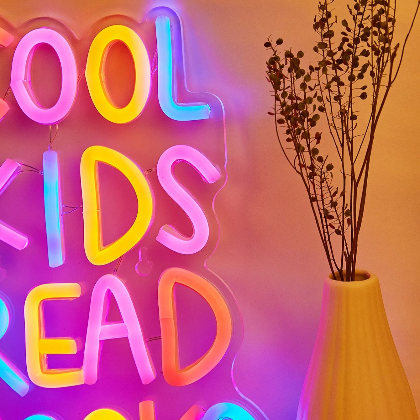 Chi-buy LED Neon Cool Kids Rea - đánh giá và giá Baby Nursery Wall Lights