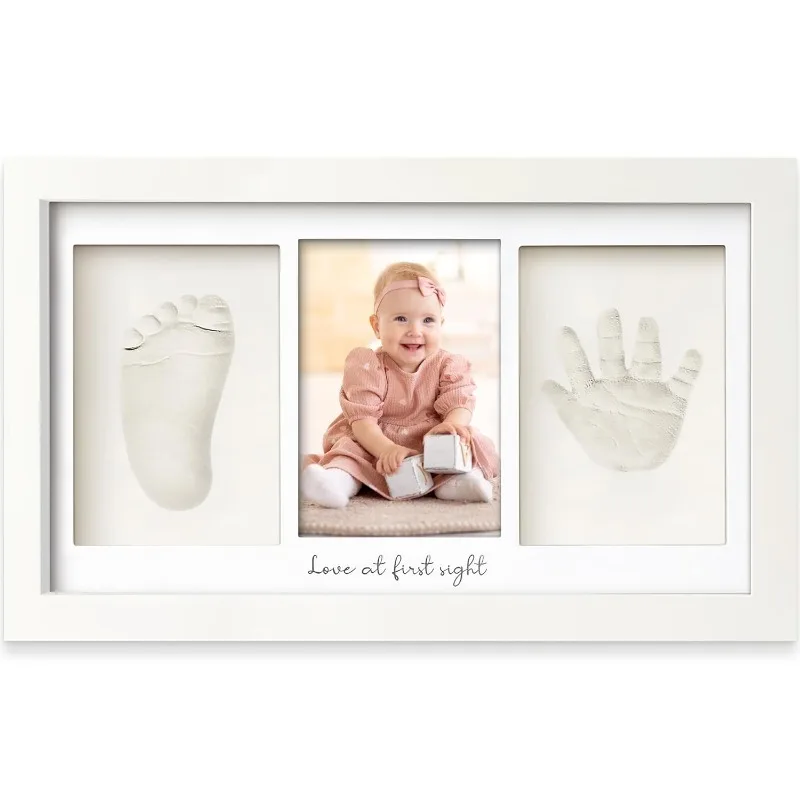 Baby Handprint Footprint Clay  - đánh giá và giá Baby Nursery Frames