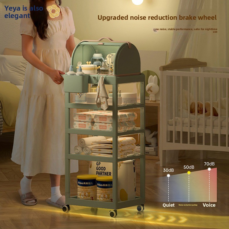 Movable Baby Storage Cart Mult - đánh giá và giá Baby Nursery Trolley