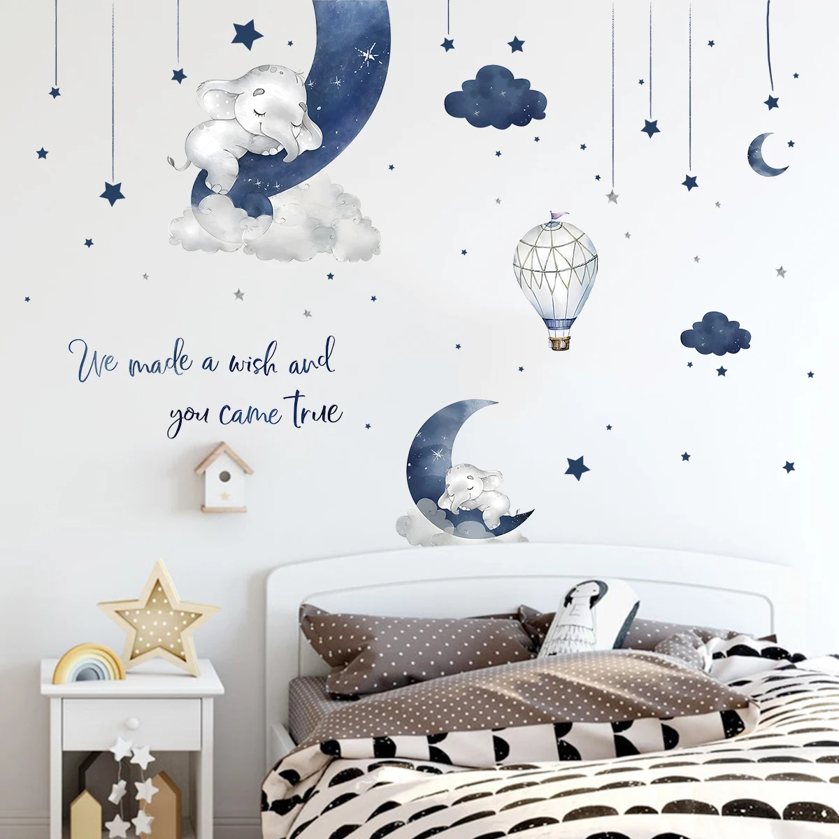 1Pc Cartoon Animal Elephant Wa - đánh giá và giá Baby Girl Nursery Quotes