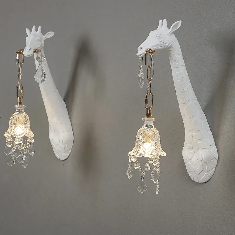 Nordic New Resin Giraffe LED W - đánh giá và giá Baby Nursery Wall Lights