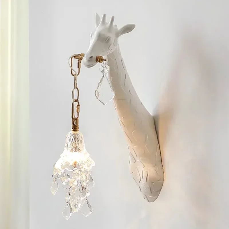 Nordic New Resin Giraffe LED W - đánh giá và giá Baby Nursery Wall Lights