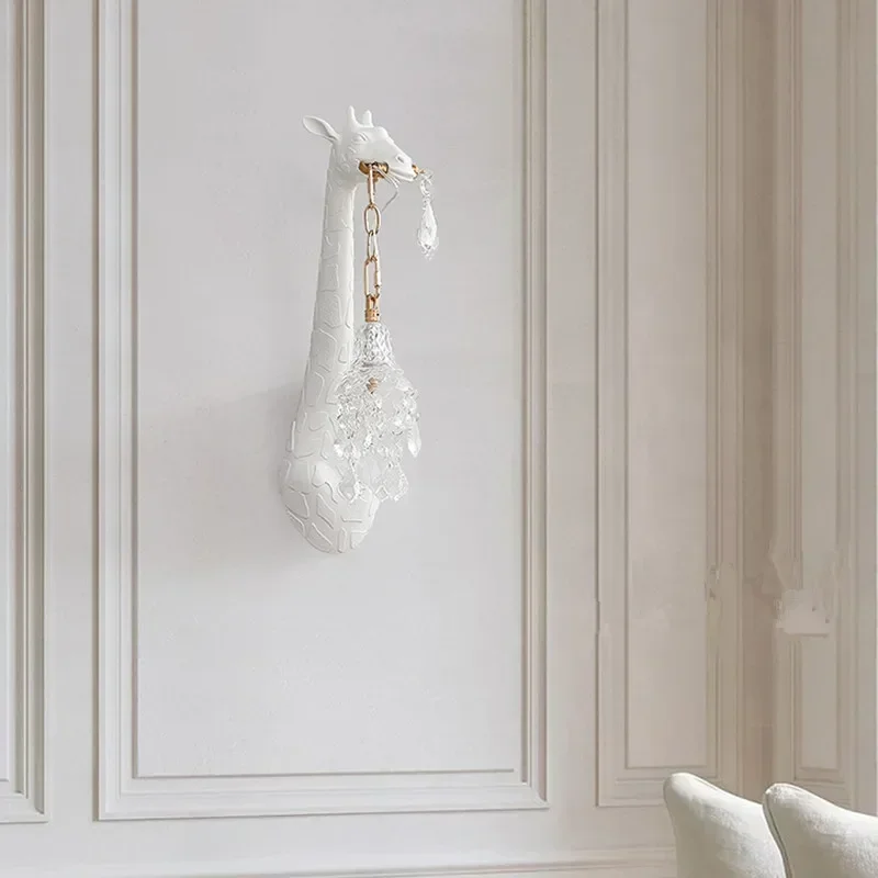 Nordic New Resin Giraffe LED W - đánh giá và giá Baby Nursery Wall Lights