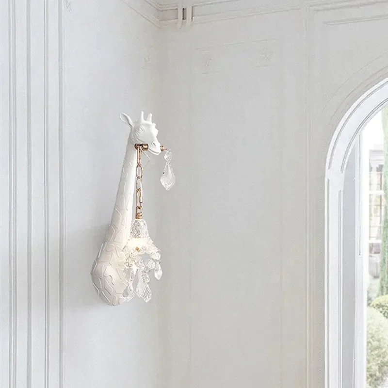 Nordic New Resin Giraffe LED W - đánh giá và giá Baby Nursery Wall Lights
