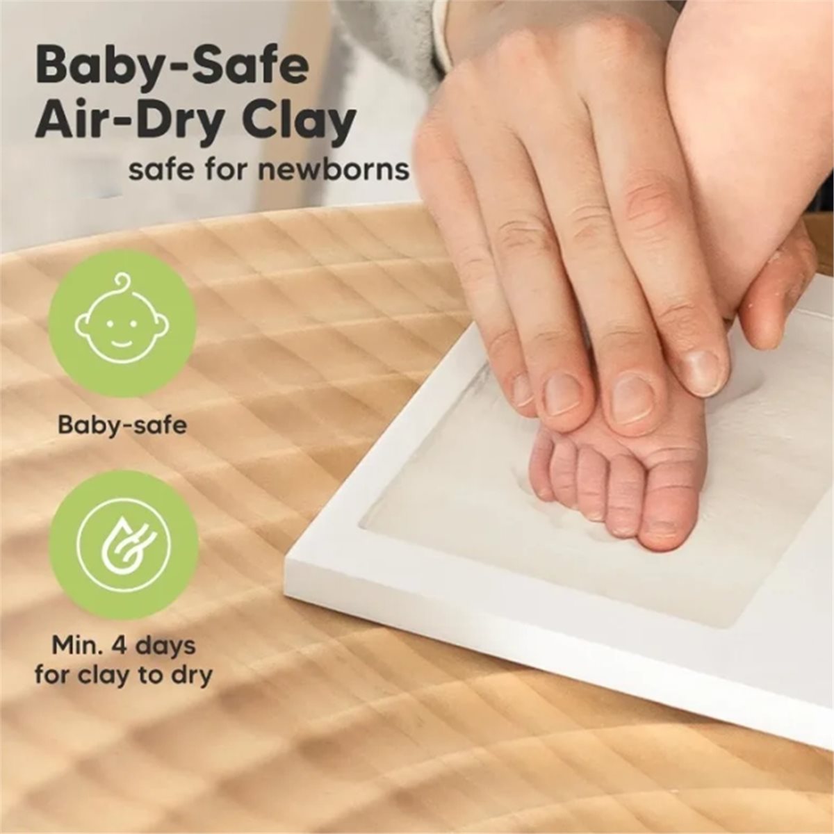 Y69A Baby Handprint & Footprin - đánh giá và giá Baby Nursery Frames