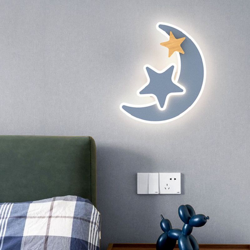 Cartoon LED Rocket Wall Lamp M - đánh giá và giá Baby Nursery Wall Lights